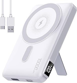 2025 Latest Magnetic Wireless Portable Charger Power Bank - 10000mAh Mag-Safe 22.5W PD Fast Max Charging with Built-in LED Display, Magnetic Battery Pack for iPhone 16/15/14/13/12/Pro/Mini/Pro Max