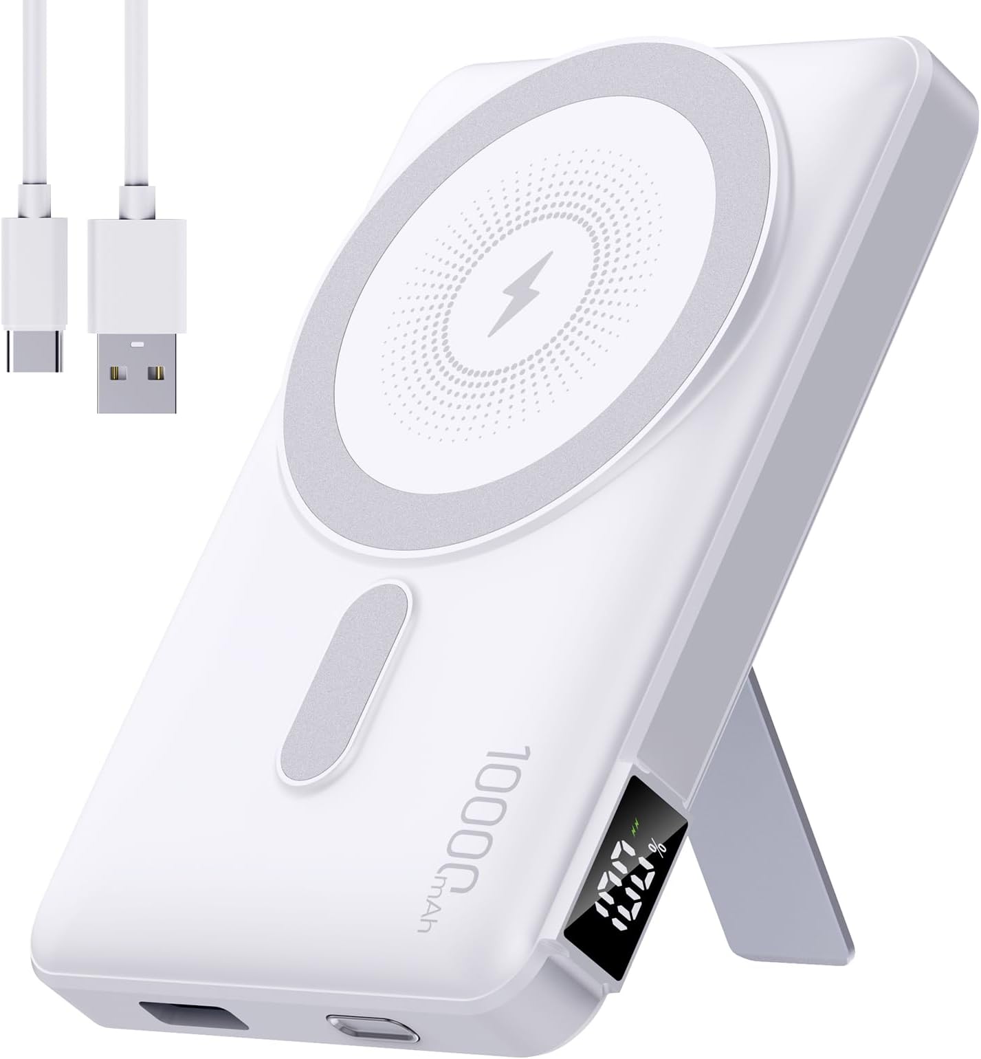 2025 Latest Magnetic Wireless Portable Charger Power Bank - 10000mAh Mag-Safe 22.5W PD Fast Max Charging with Built-in LED Display, Magnetic Battery Pack for iPhone 16/15/14/13/12/Pro/Mini/Pro Max