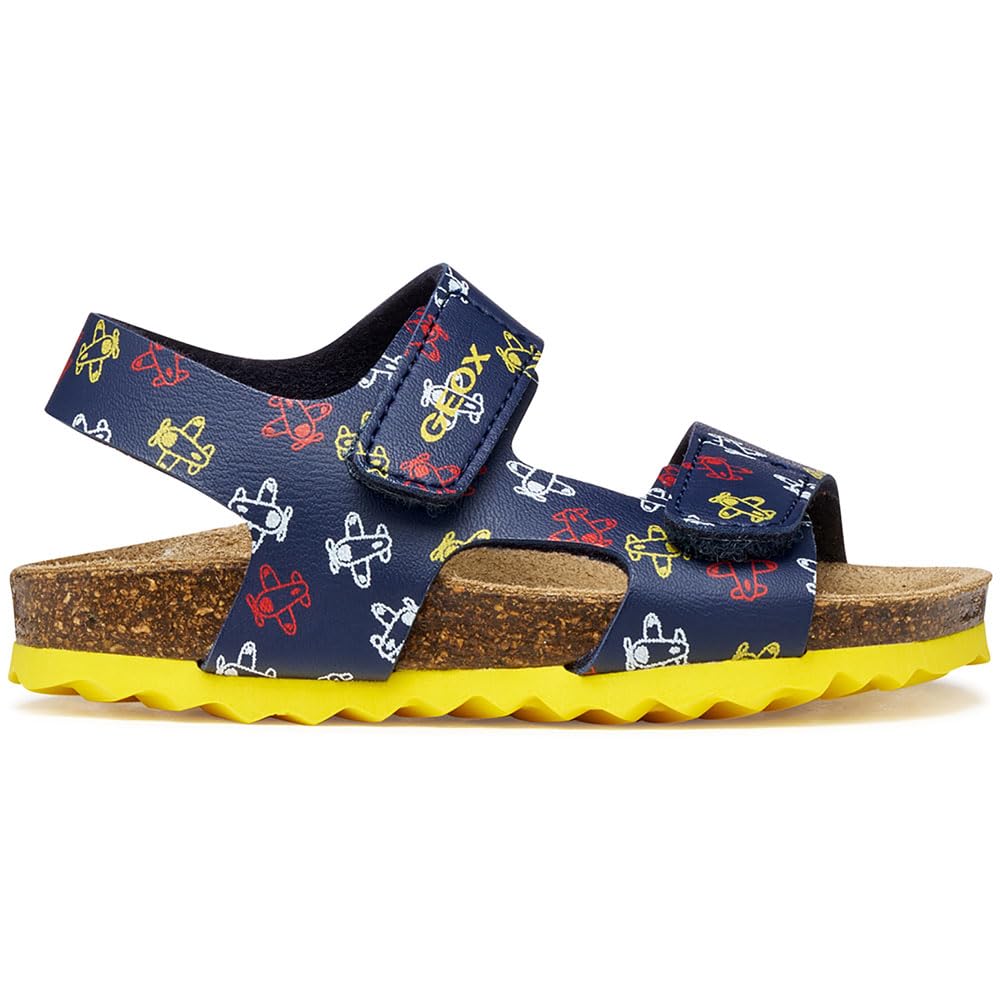 Geox B Chalki Boy Sandal, Navy, 27 EU