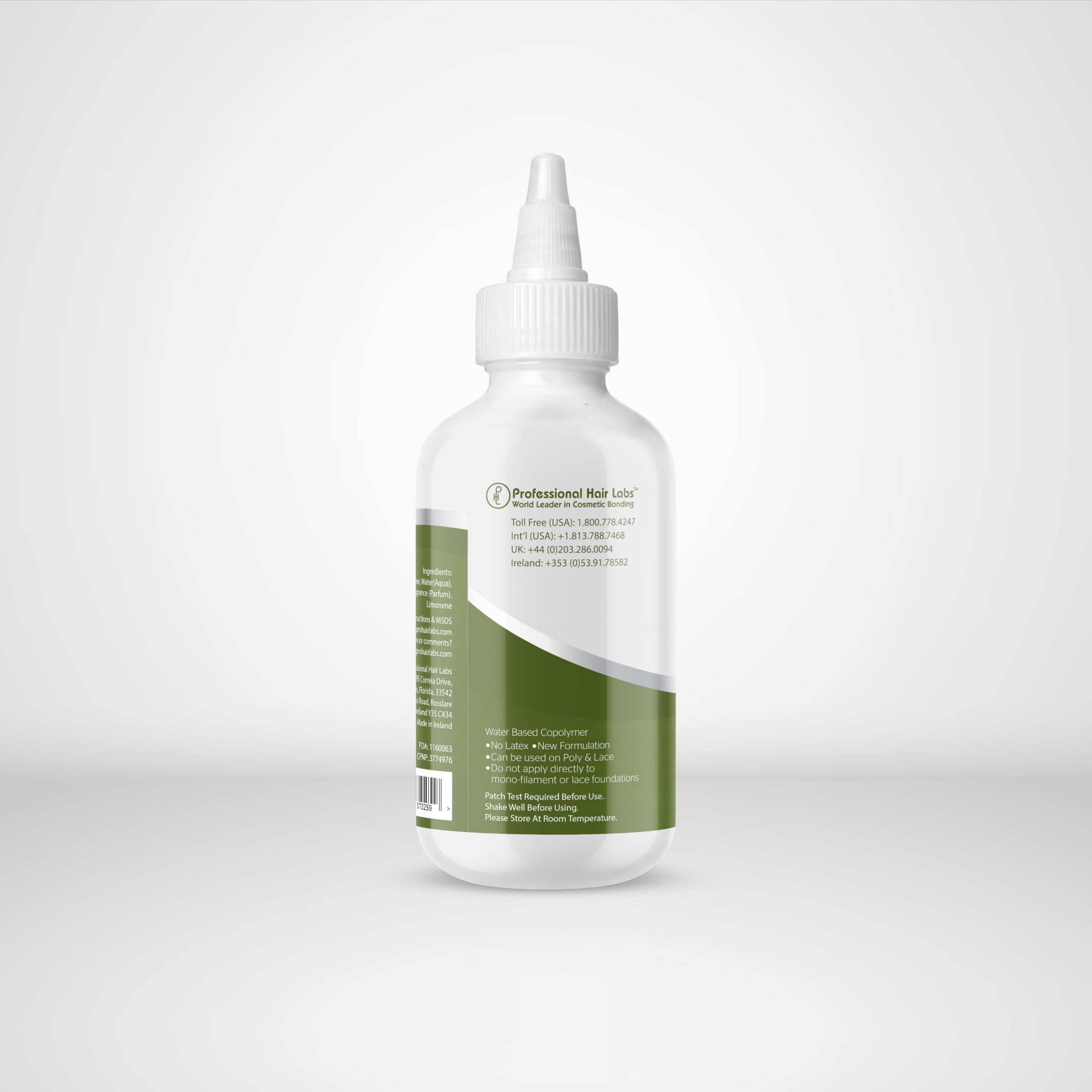 Professional Hair Labs Ghost Bond - Adhesivo para pelucas, sin productos químicos, XL Manzana 5oz / 147ml