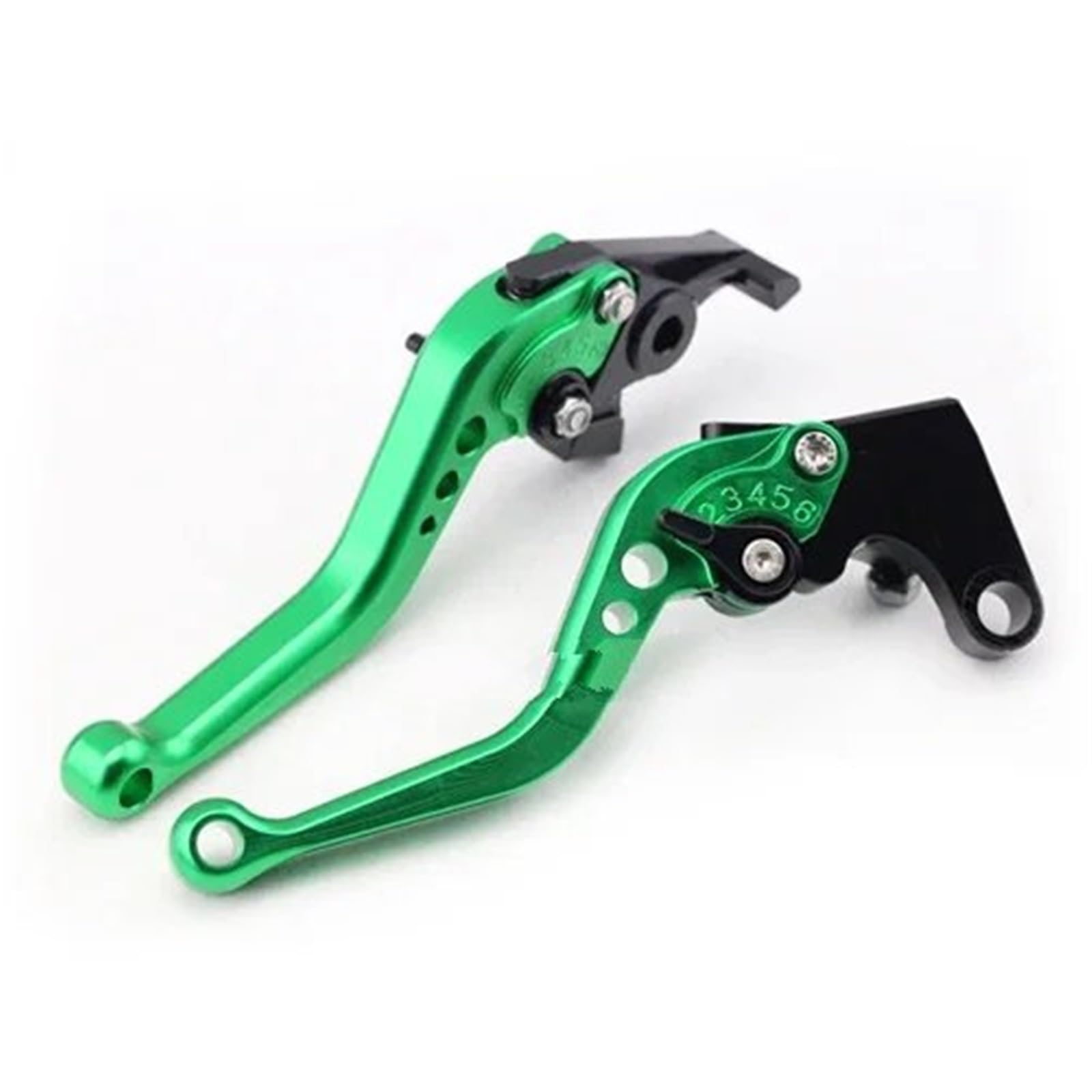 Kkmnaif Short Green Brake Clutch Lever Motorcycle Short/Long Brake Clutch Levers For For Z750 Z750s Er6n Er6f Zrx400 Zxr400 Zzr 400/600 Zr750 Zephyr Gpz500s W800