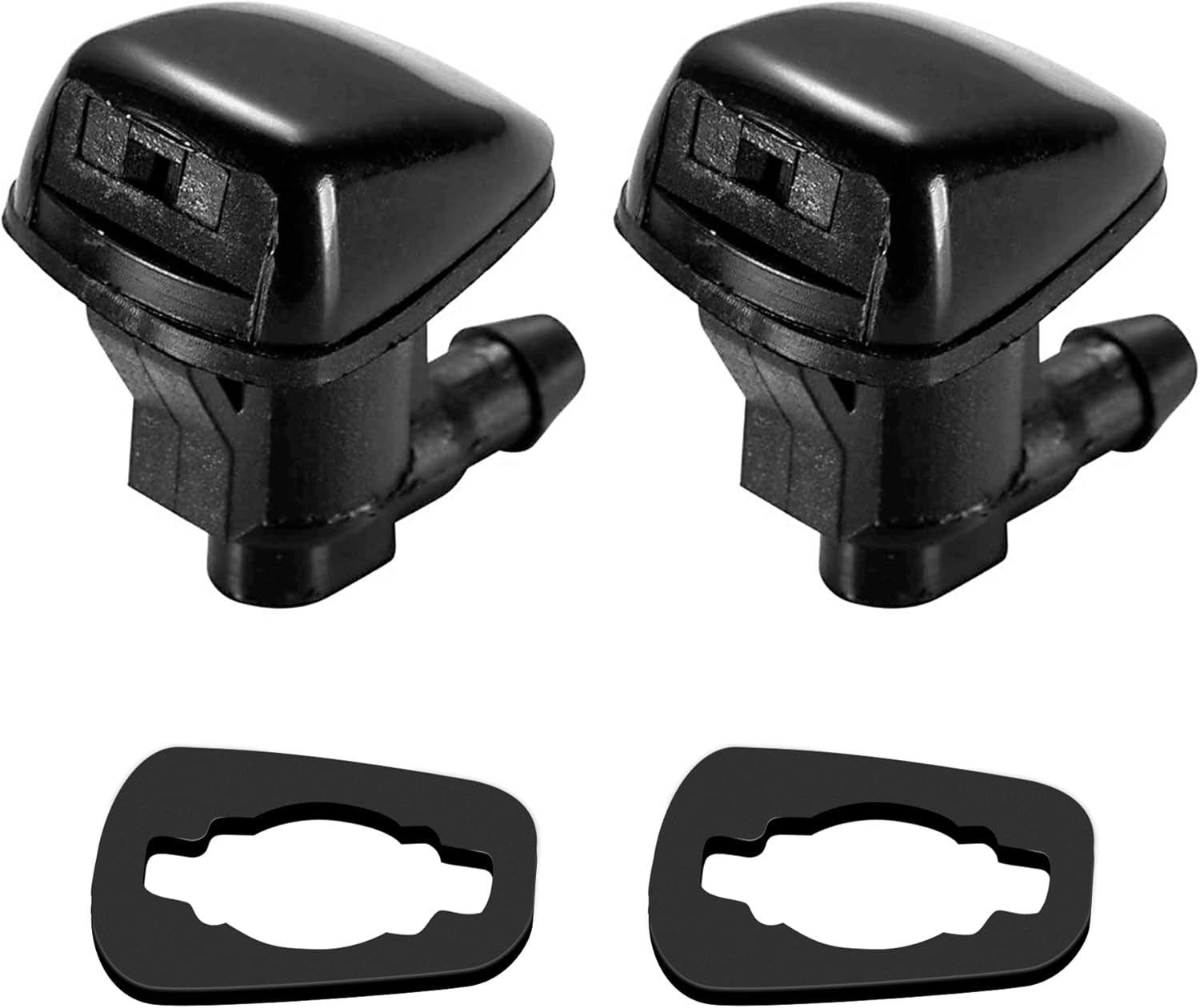  2PCS Front Windshield Washer Nozzle Jet Kit Fit for 2004 - 2010 Toyota Sienna, 2005 - 2012 Corolla, 2004 - 2008 Solara, 2000 - 2005 Tundra, Replacement for Part # 85381-AE020(Promotion Code: 20IG486E) 