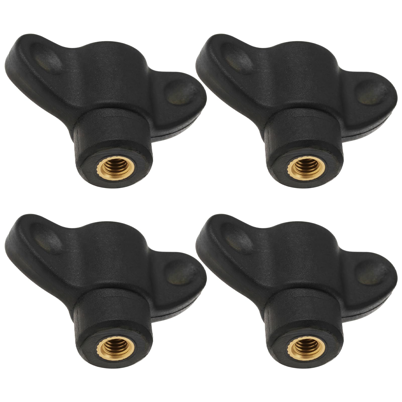 YINETTECH 4Pcs M6 Wing Knob Nut for Milling Cutter Jig Saw Drill Bit Bolt 6x40mm
