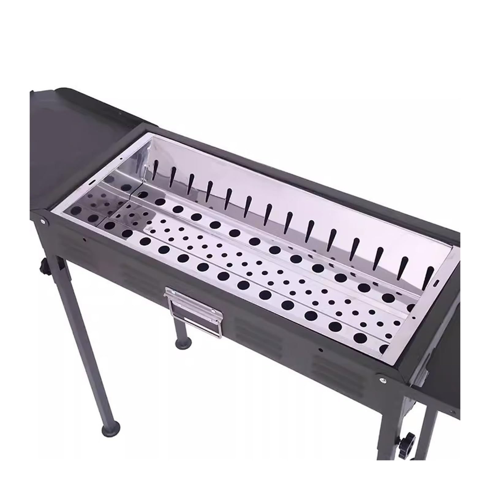 Grill Grillowy Piec do grillowania na wysokich nóżkach, przenośny, składany stojak grilla
