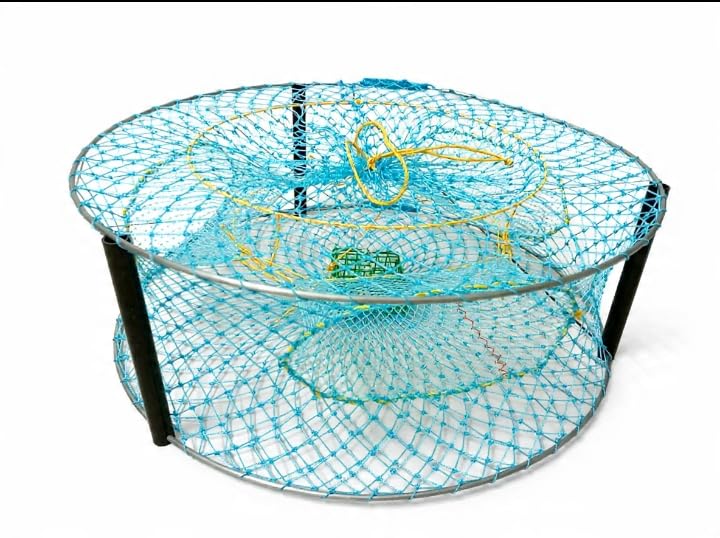 Foldable Round Crab Trap (3 Entry Points)-image-14