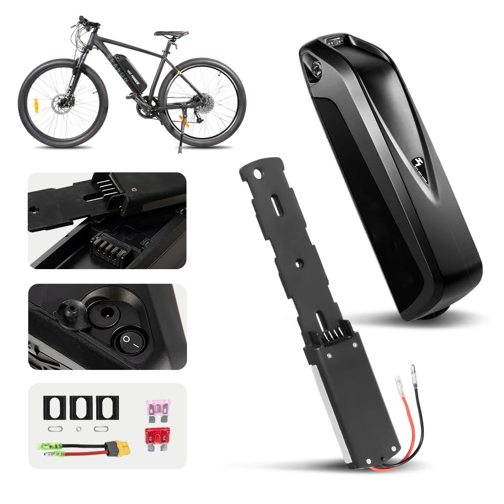 Hailong-Batterie Lithium Pour Vélo Électrique, 4 Broches, 21700