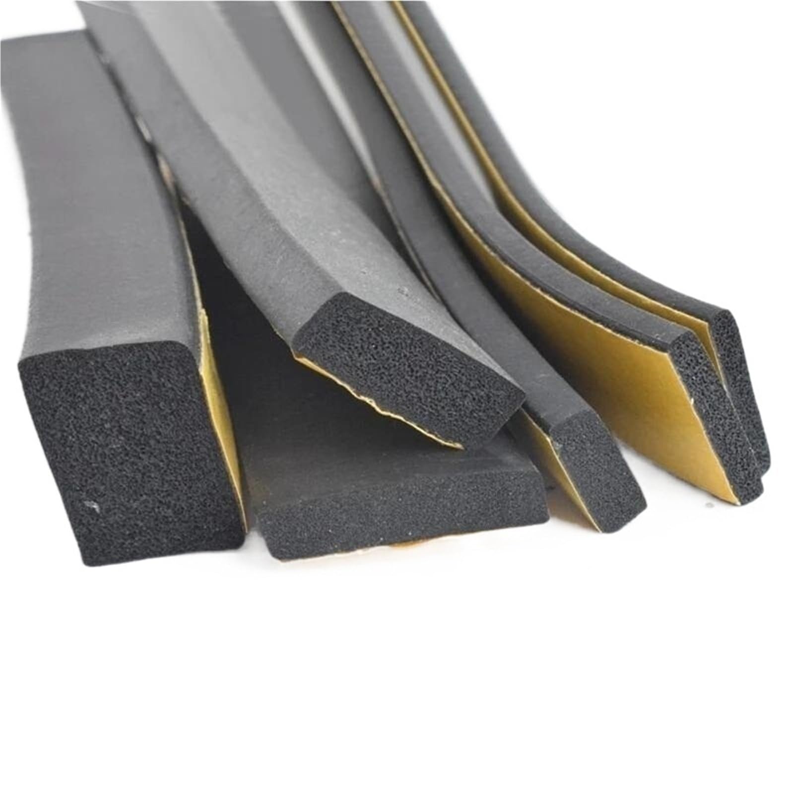 Tofima 3Mm X 30Mm X 10M 1Pc* 2M/5M Rubber Self Adhesive Sponge Seal Strip Single Sided Adhesive Eva Black Foam Anti-Collision Width10-30Mm Thick 2-20Mm Seal Gasket(3Mm X 30Mm X 10M)