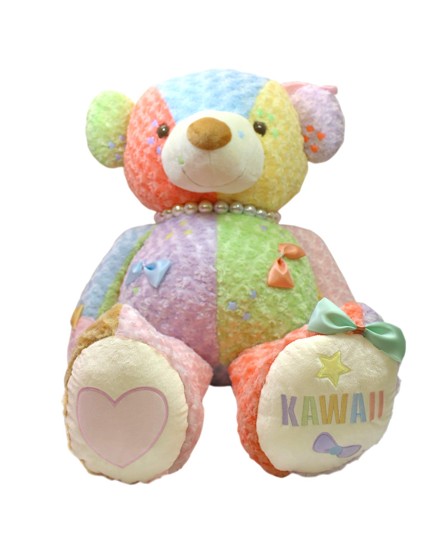KAWAII BEAR パステル　2Ｌ約１００ｃｍ　ふわふわもこもこ感触 Amazon.co.jp: KAWAII ベアパステル LL : おもちゃ