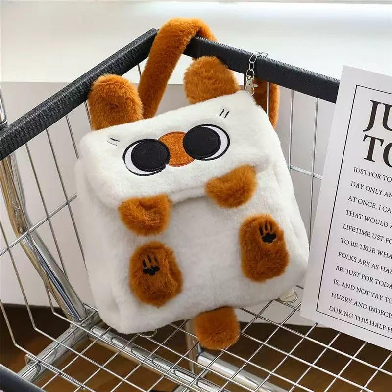 Cute Plush Siamese Cat Backpack, Plush Cat Bag, Stuffed Animal Backpack, Shoulder Bag Crossbody Bag, Cute Cartoon Bag for Women - Image 5
