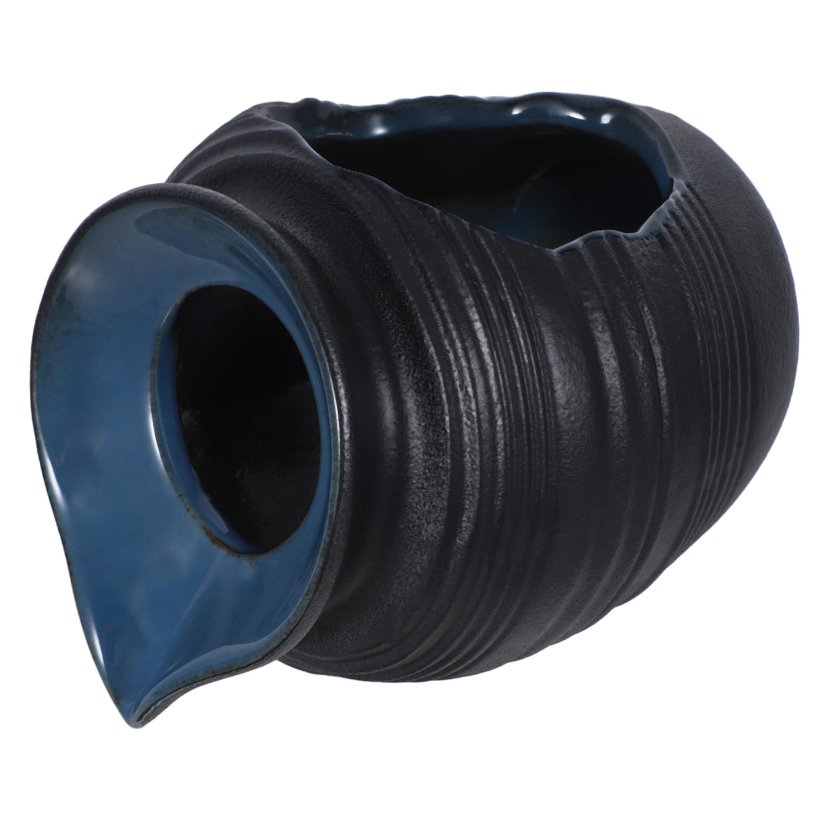 Luxshiny Circulating Waterfall Ceramic Fountain Pot Elegant Outdoor Indoor Decor for Gardens Fish and Yards High Efficiency Water Circulation DIY Waterfall Design