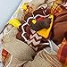Thanksgiving Turkey Wreath | Fall Deco Mesh Wreath | Turkey Legs | Front Door Wreath; Brown Orange