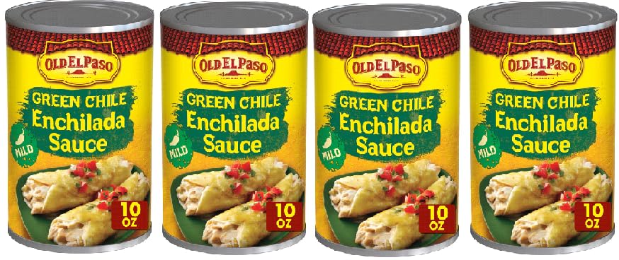 Generic (Pack Of 4) Mild Green Chile Enchilada Sauce, 10 oz. Cans