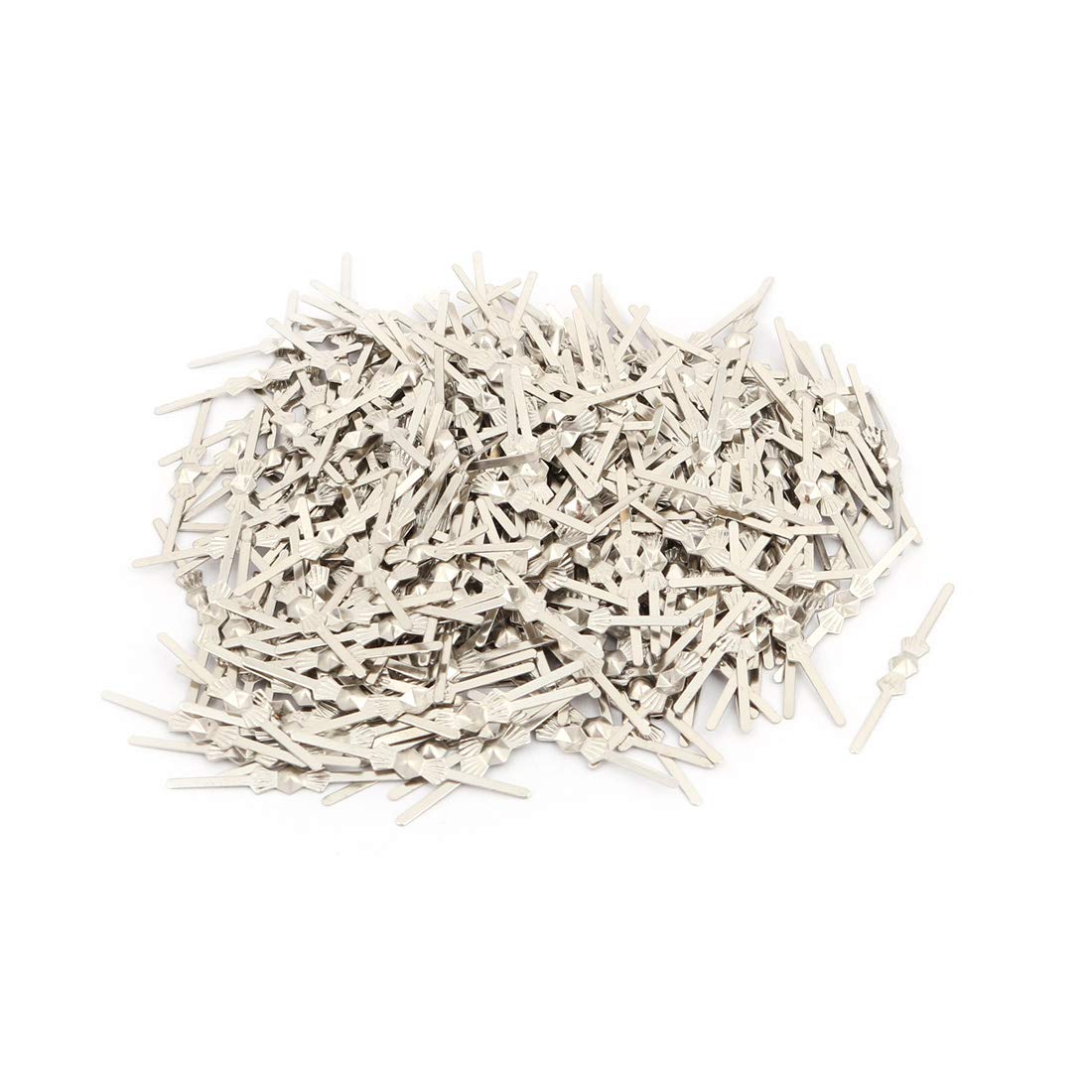 600Pcs Chromium Lighting fixtures and controls Tone 25mm Length Chandelier Connector Clip for Fastening Crystal