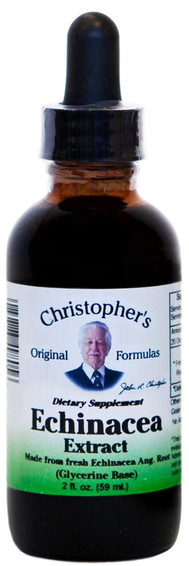 Christopher's Original Formulas Echinacea Extract, Herbal Immune Support, 2 fl oz Liquid
