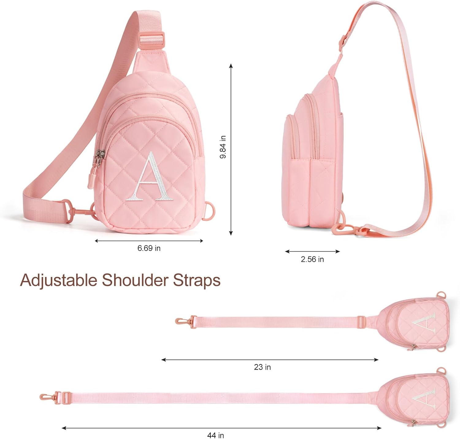  Teen Girl Gifts Trendy Stuff Birthday Gifts Crossbody Bag Beige M thumbnail