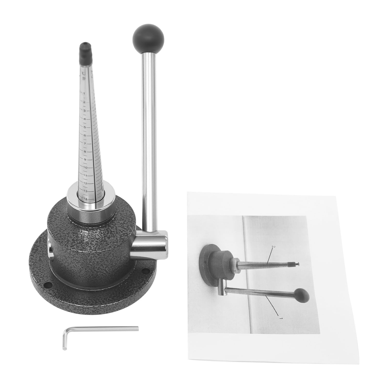 Anello estensore ad anello, telaio espansore per macchina gioielli, anello in acciaio, strumento per ingrandire l'anello, strumento di riparazione per la regolazione della dimensione, per gioiellieri