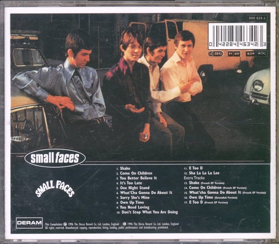 ケニー・ジョーンズ直筆サイン　small faces live1969 Amazon.co.jp: Small Faces: ミュージック