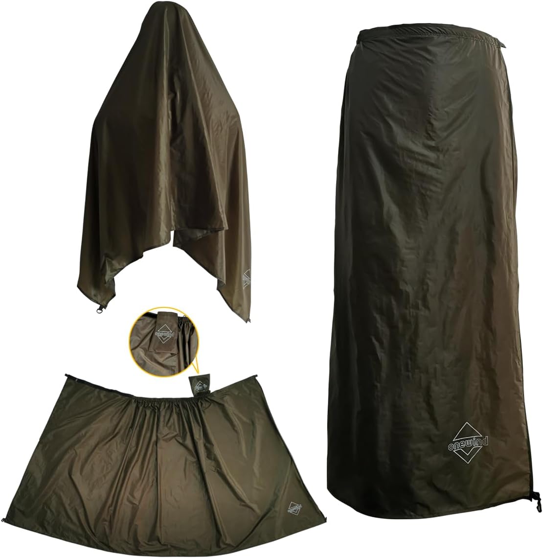 Ultralight Waterproof Rain Skirt & Half Poncho for Outdoor Activities Ultralight Waterproof Rain Skirt & Half Poncho for Outdoor Activities