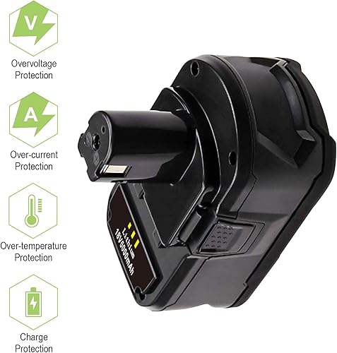 Miniatura 4 de Pack de 2 baterías de repuesto 5 Ah 18 V para Ryobi P102 P103 P105 P107 P108 P109 Ryobi ONE + herramienta inalámbrica de 18 V batería de litio