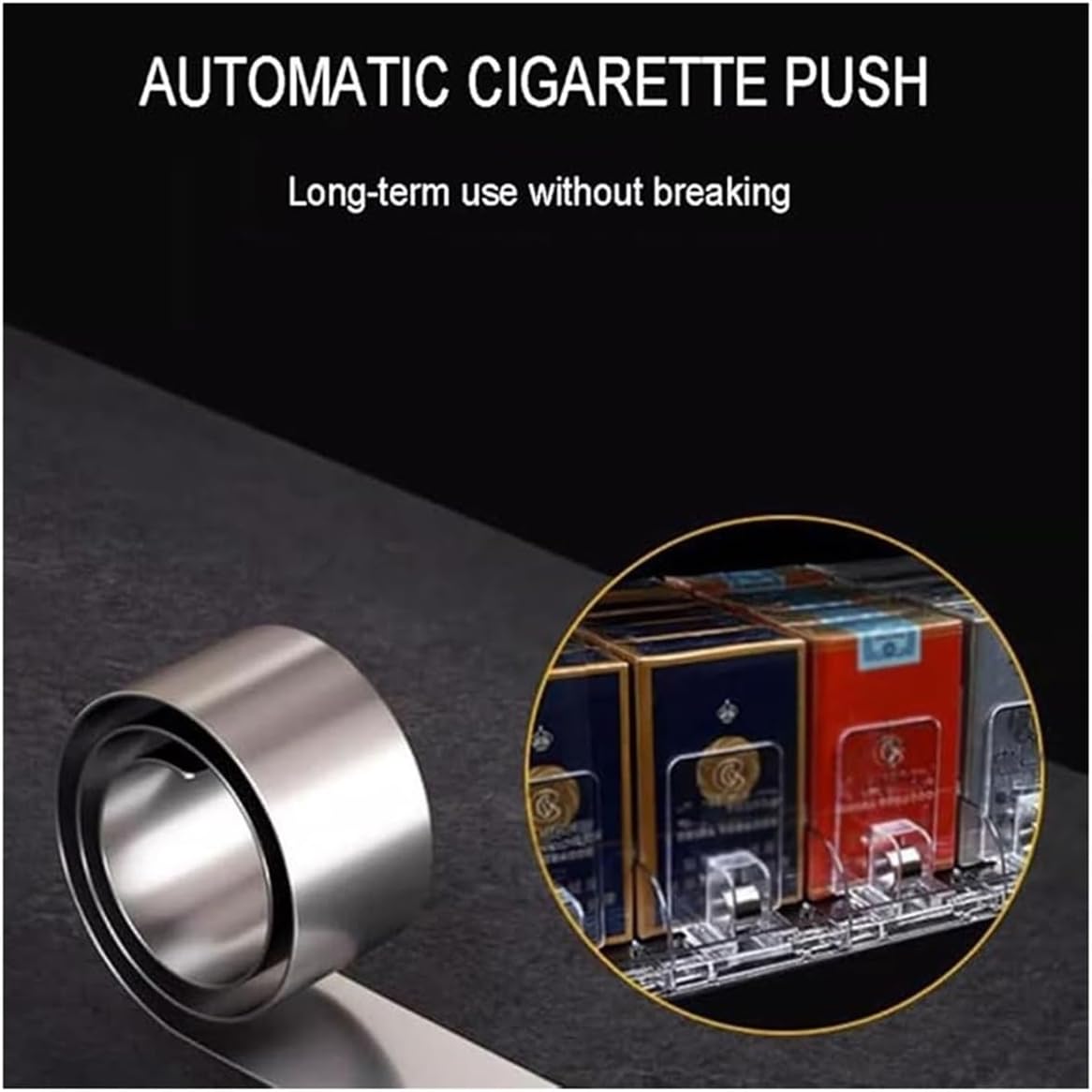 Clear Acrylic Cigarette Display Holder with Automatic Pushers - Perfect Showcase Rack for Convenience Stores, Supermarkets, and Retail Shops (86x10x41cm)