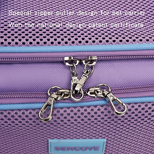 SERCOVE Frame Soft Surface pet Carrier, cat, Dog and Rabbit Transport Carrier, Airline-Approved pet Transport Carrier… - Image 2