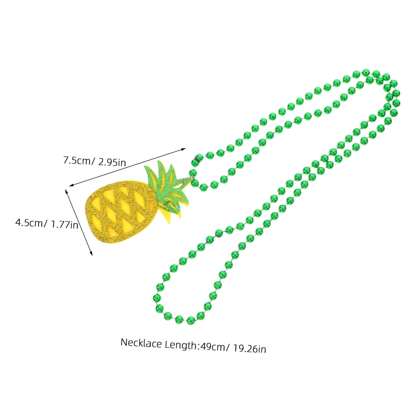 WHAMVOX 6pcs Party Necklace Decorations Party Decorations Tropical Birthday Decorations Centerpiece Decoration Necklace Plastic