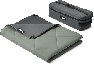 YETI Lowlands Blanket, Multi-Use Blanket with Travel Bag, Camp Green