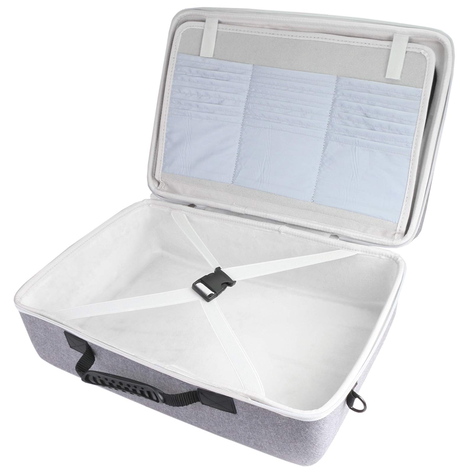 Khanka Hard Travel Case Case Cover for Sony PlayStation 5.(Tylko etui, Biały