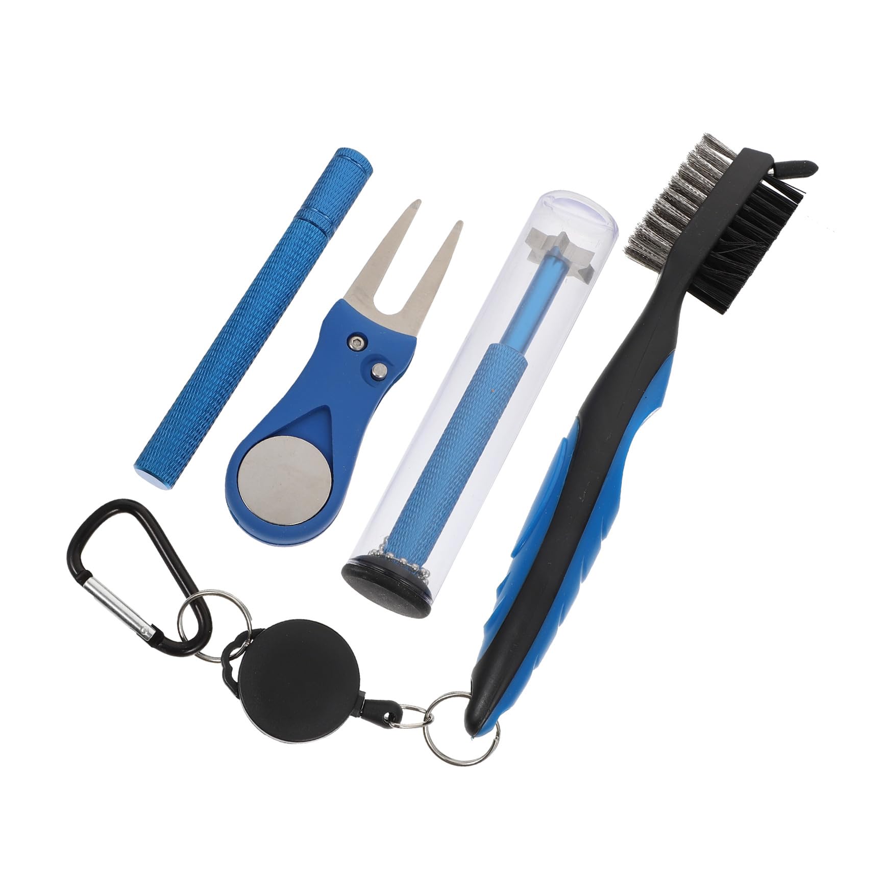 Toddmomy 4 Sets Golf-Reinigungszubehör Doppelseitige Bürste Edelstahl-Reinigungszubehör-Set Edelstahl-Reiniger Reinigungswerkzeuge Club-Reinigungszubehör Doppelseitige Bürste
