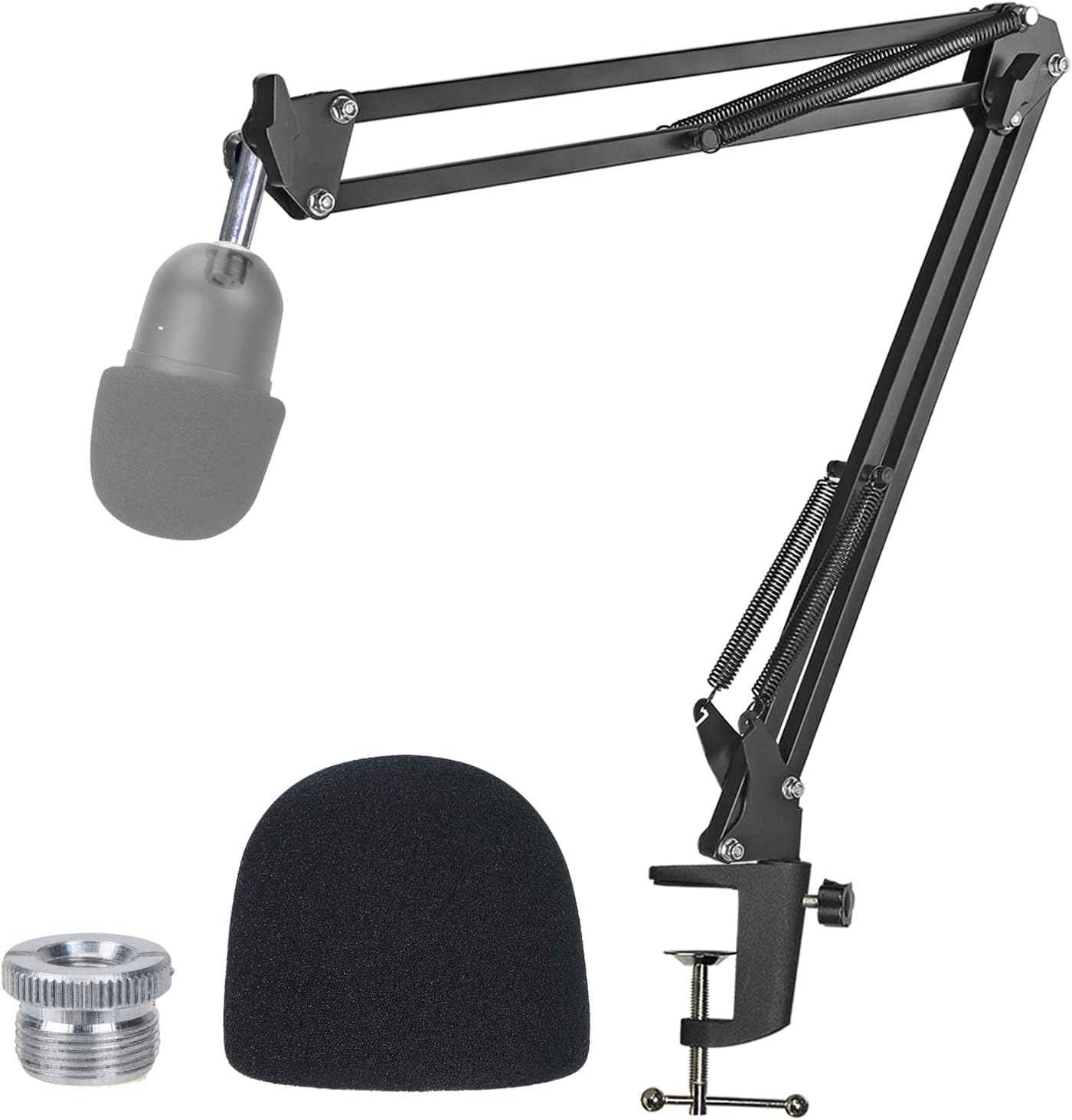 Razer Seiren Mini Boom Arm Stand with Pop Filter - Microphone Arm with Mic Cover Foam for Razer Seiren V3 Mini USB Microphone, Mic Arm by YOUSHARES