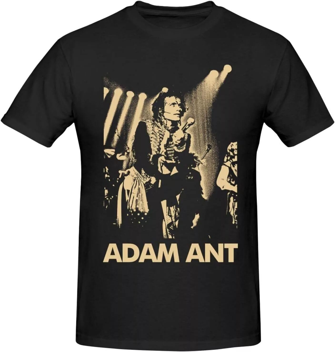 Adam and The Ants T Shirt Men's Tee Cotton O-Neck Short Sleeves T-Shirts Black M