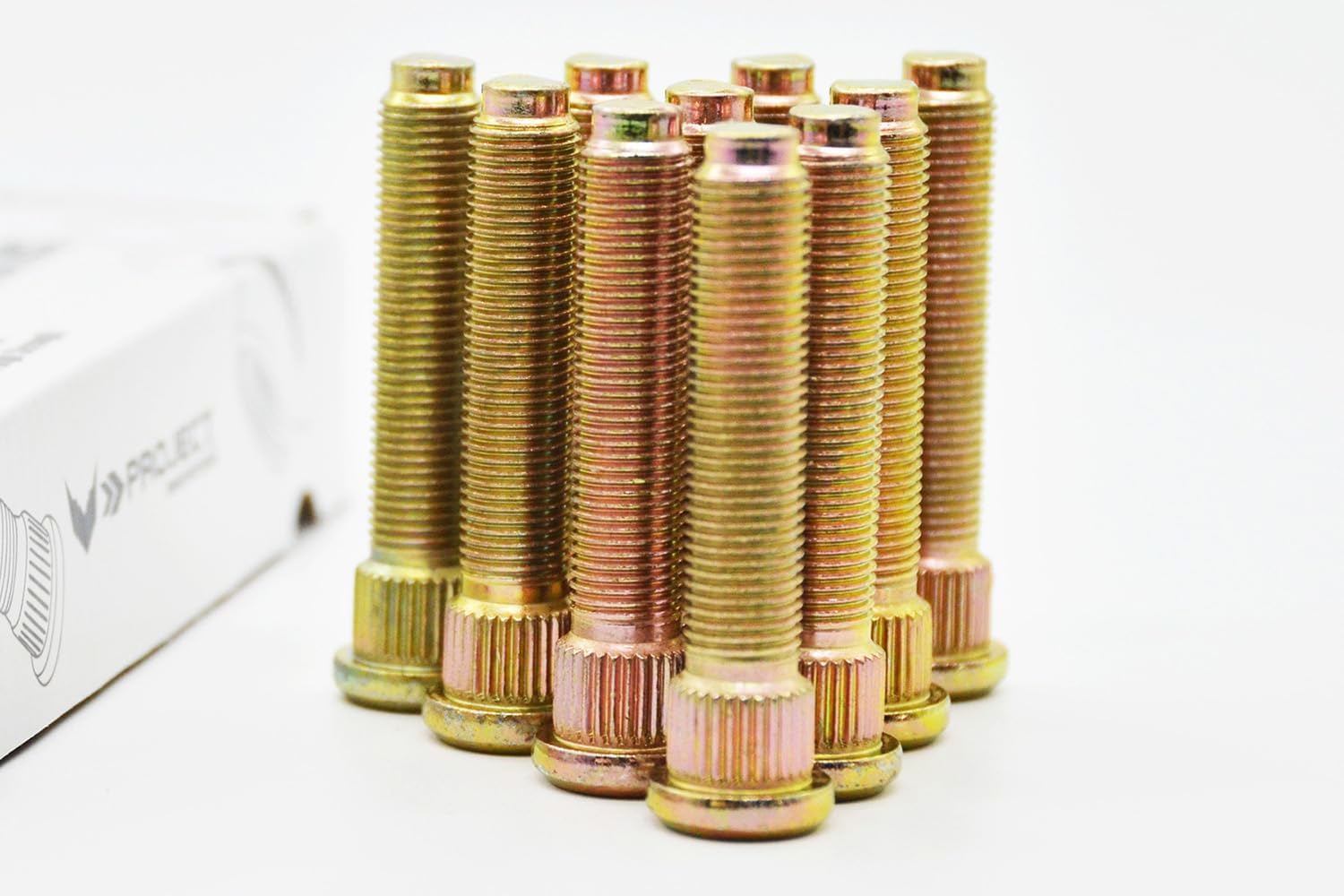63mm Total Length Long Extended Wheel Lug Studs Wheel Lug Bolts Compatible with Infi q60 m12x1.25x63 Year 2014-2021 1 Set (Pack of 10)