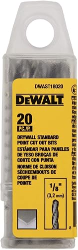 Miniatura 1 de DEWALT DWAST18020 - Broca de corte estándar para pared seca de 18 pulgadas, paquete de 20