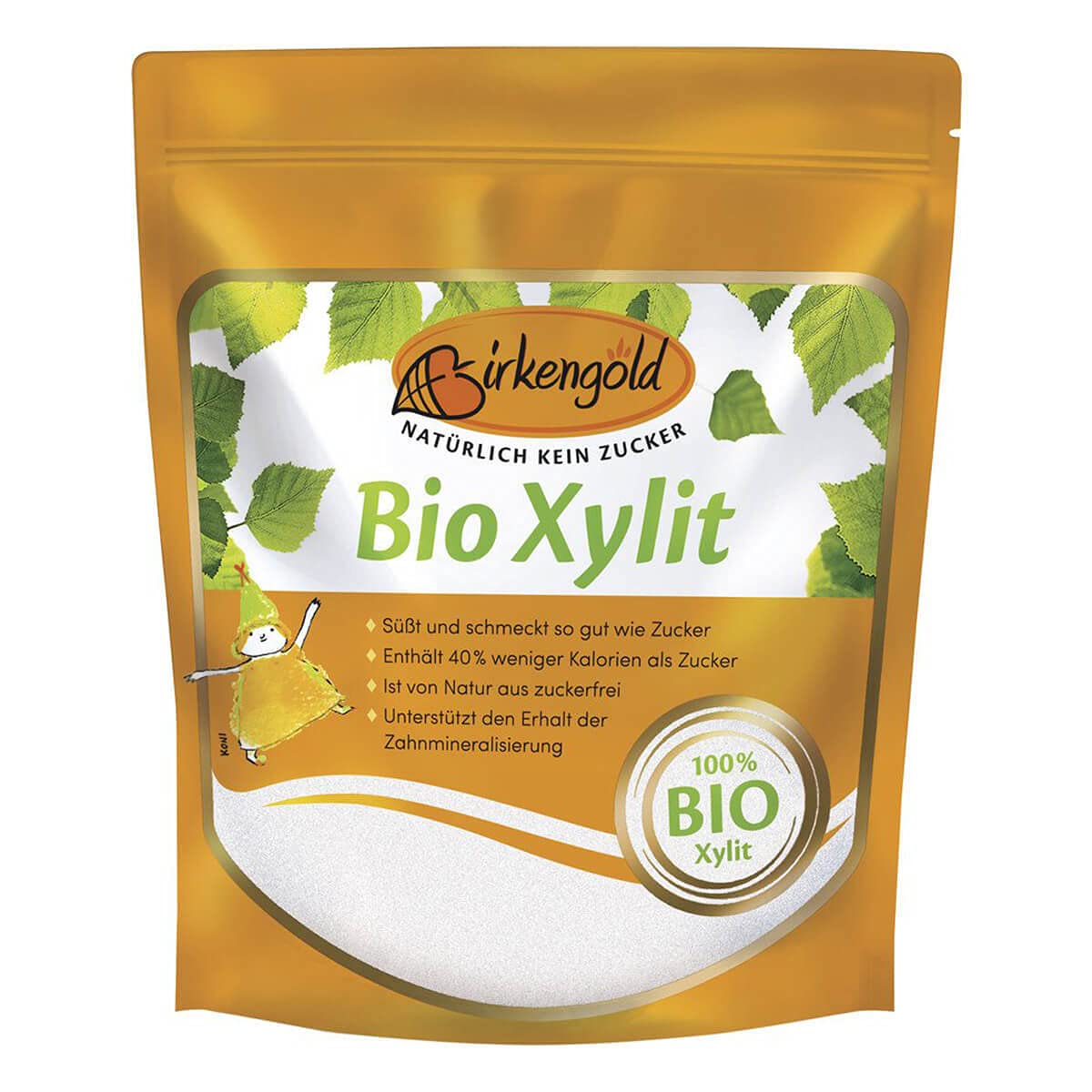 Birkengold - bio Xylit Beutel - 0,5 kg - 6er Pack