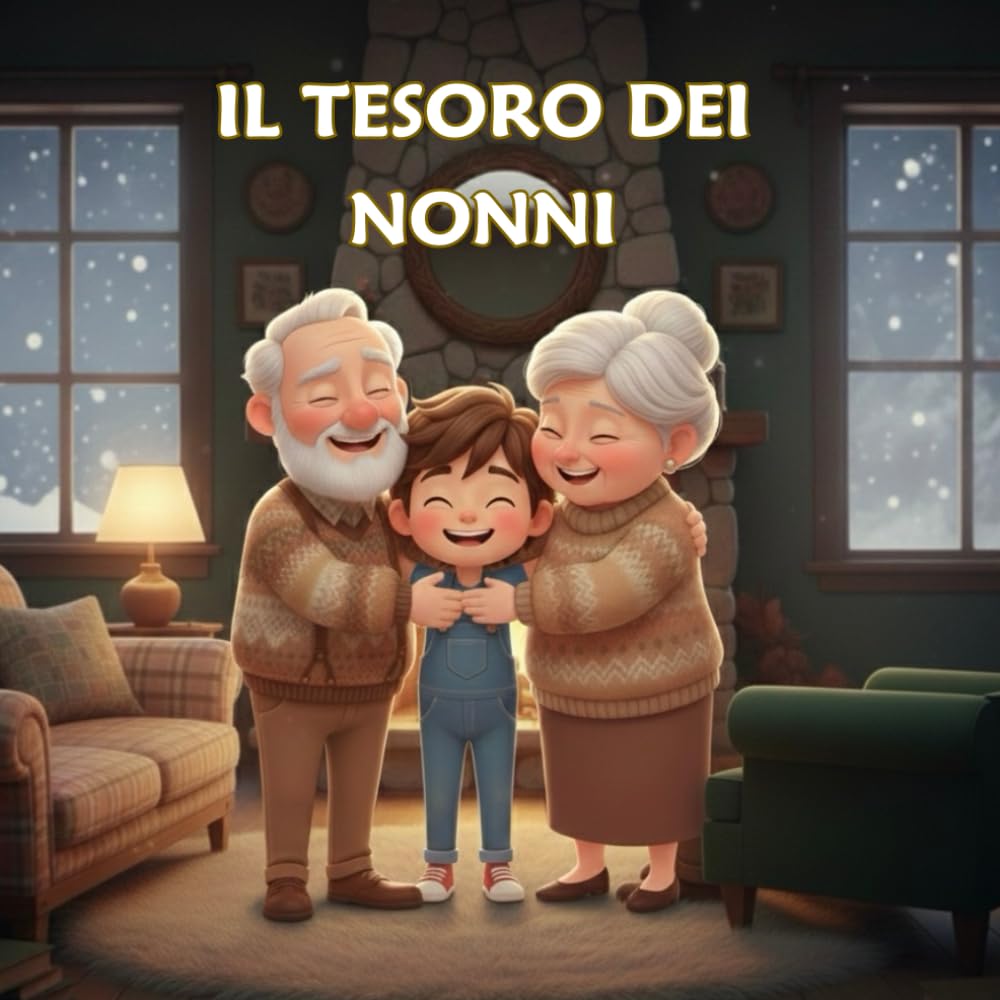 Il Tesoro Dei Nonni: Libro illustrato per bambini dai 2 ai 6 anni sui nonni e la famiglia: Libro illustrato per bambini sui nonni e la famiglia