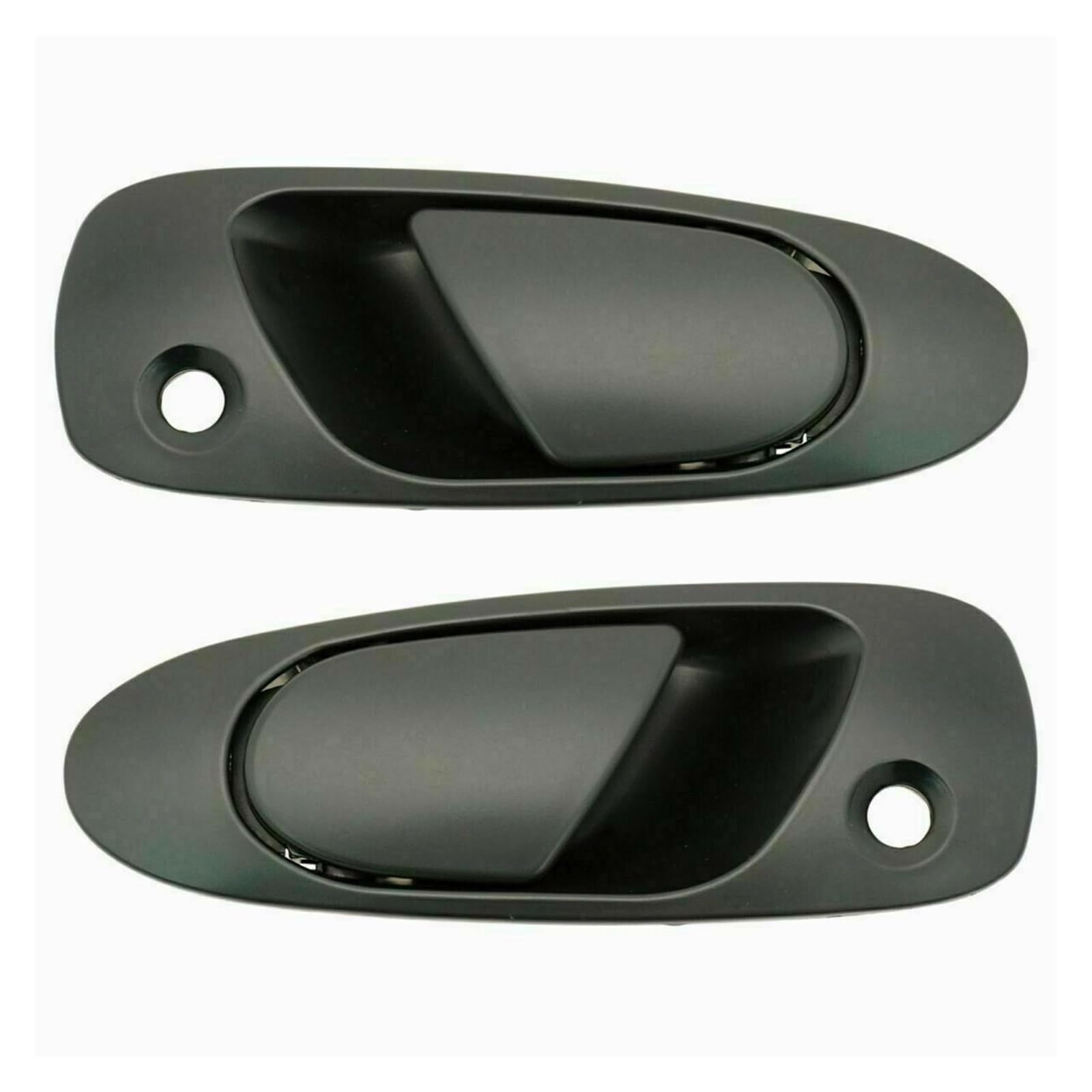 LSDSAAZA Sliding Exterior Handle Car Exterior Outside Door Handle Front Rear Pair Set for Civic 1992-1995 for Del Sol 1993-1997(Front Pair)