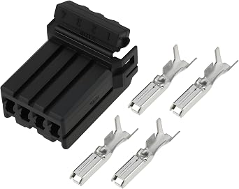 OTOTEC 1 PC 4-Pin Motorcycle Headlight Connector 174922-2 Compatible with Ha-rley Softail