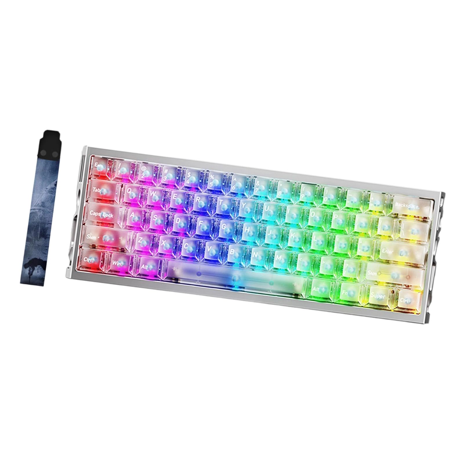 Mechanische Tastaturen aus Aluminiumlegierung, magnetische Achsen Technologie, ausgehöhlter Rahmen, schnelle Gaming Präzision, Aluminium Tastaturen, magnetische Schalter