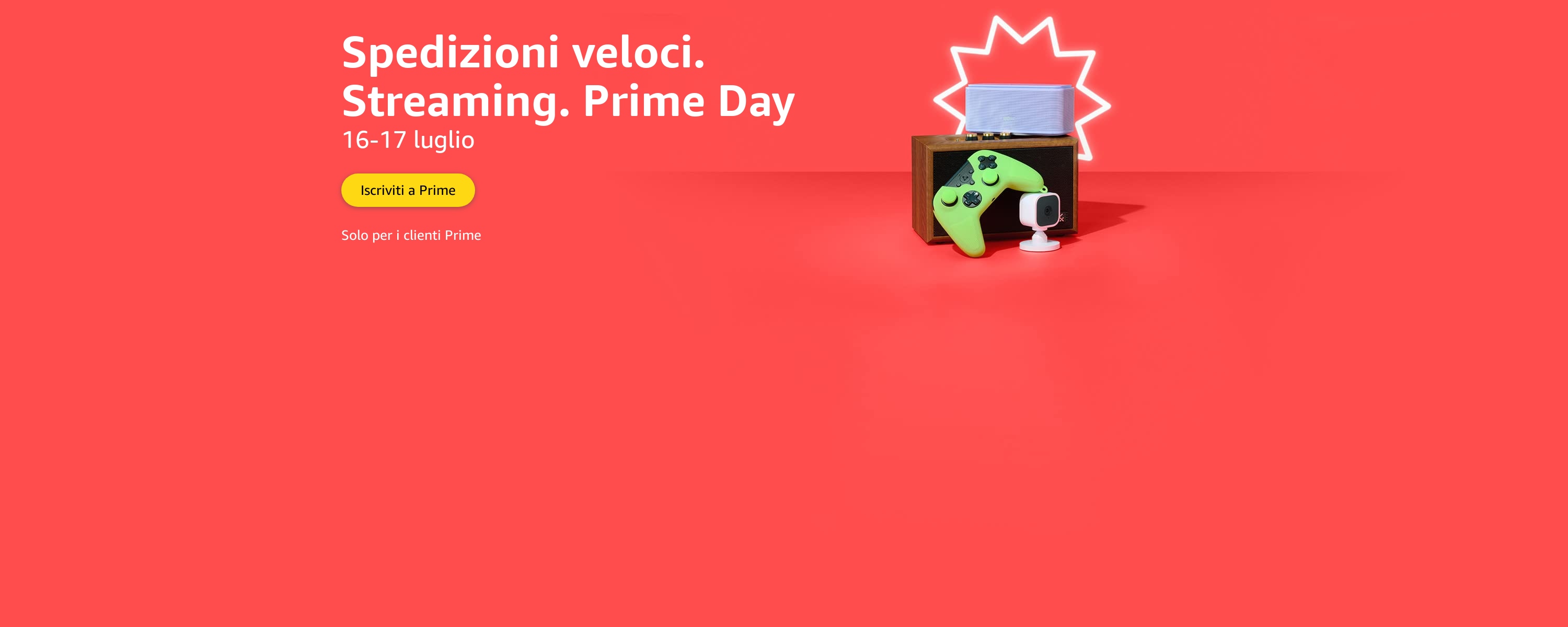 Spedizioni veloci. Film in streaming. Prime Day!