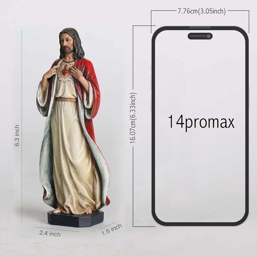 イエス像 Amazon.co.jp: FOMIYES イエス・キリスト・クロス置物聖霊像