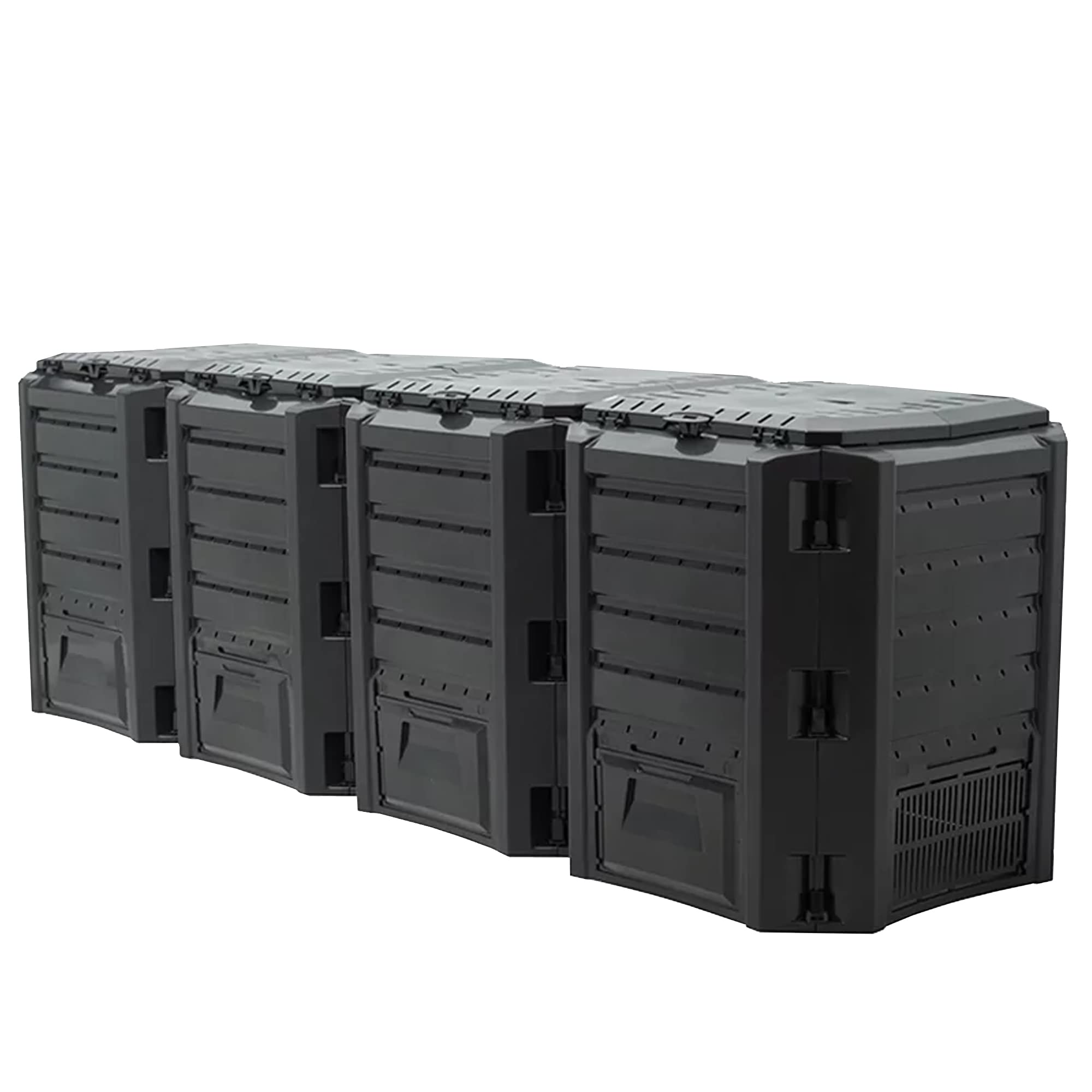 Planta de compostaje Module compogreen 1600l., Dimensiones (mm) 2610x719x826, Color Negro