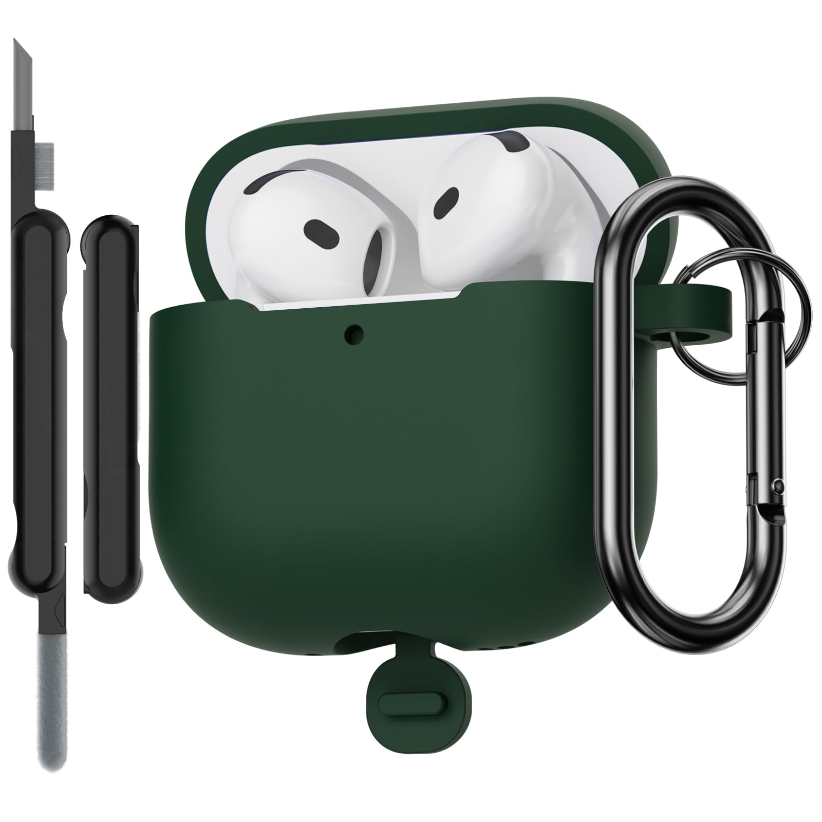 Funda para AirPods Pro 3 (2025) Case Cover, Anti-rasguños Fundas Protectora de Silicona Compatible con Airpods Pro 3.ª Generación con Kit de Limpieza e Lanyard de Silicona, Cloud Grey — view 15