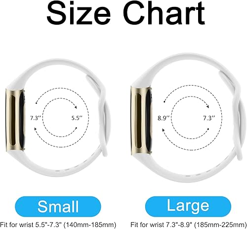 Miniatura 2 de AK Correa deportiva compatible con Fitbit Charge 6Fitbit Charge 5 bandas mujeres hombres, correas clásicas de repuesto suaves para Fitbit Charge 65