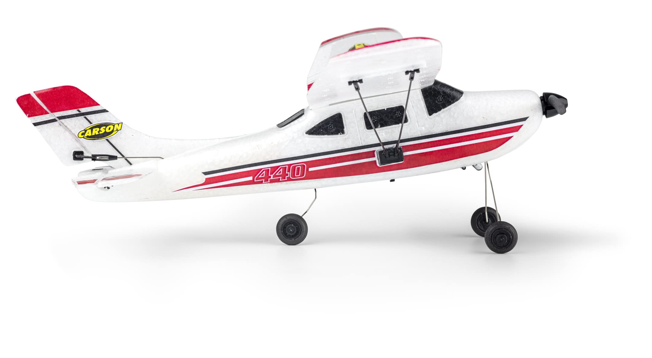 Carson 500505033 Aereo sportivo RC 2,4 GHz 100% RTR rosso - modellino di aereo telecomandato, aereo RC, robusto modello RTF (Ready to Fly) per principianti, incluse batterie e telecomando