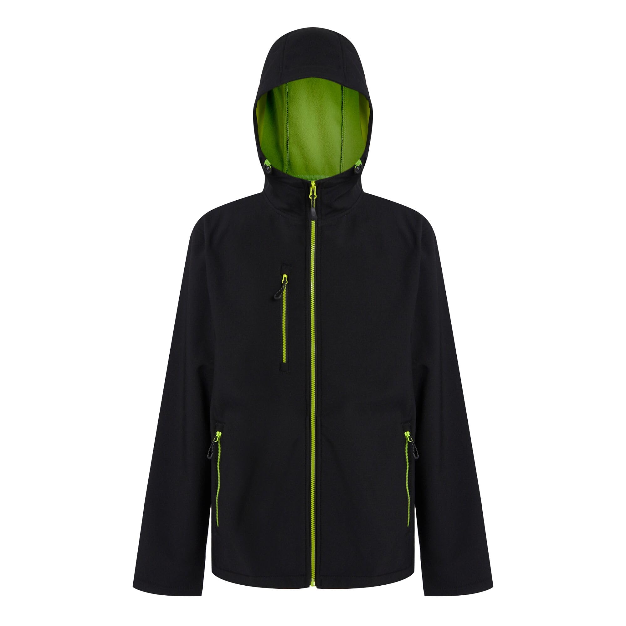 Regatta Professional Navigate 2 Layer Hooded Softshell Jacket Size: Xxl Men's Black