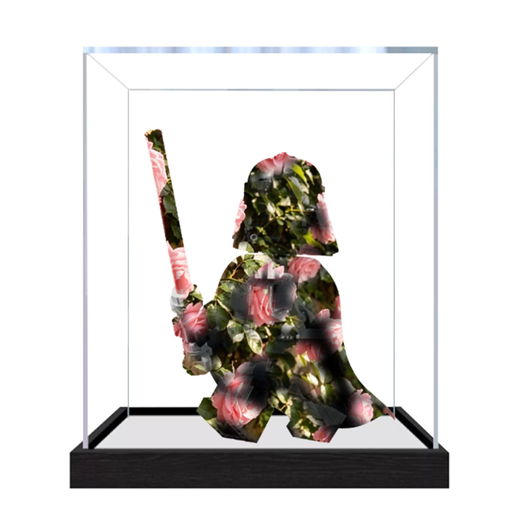 Acrylic Display Case for Le-go 75461 Model, Dustproof Display Box (display box only) (StyleC 3mm)