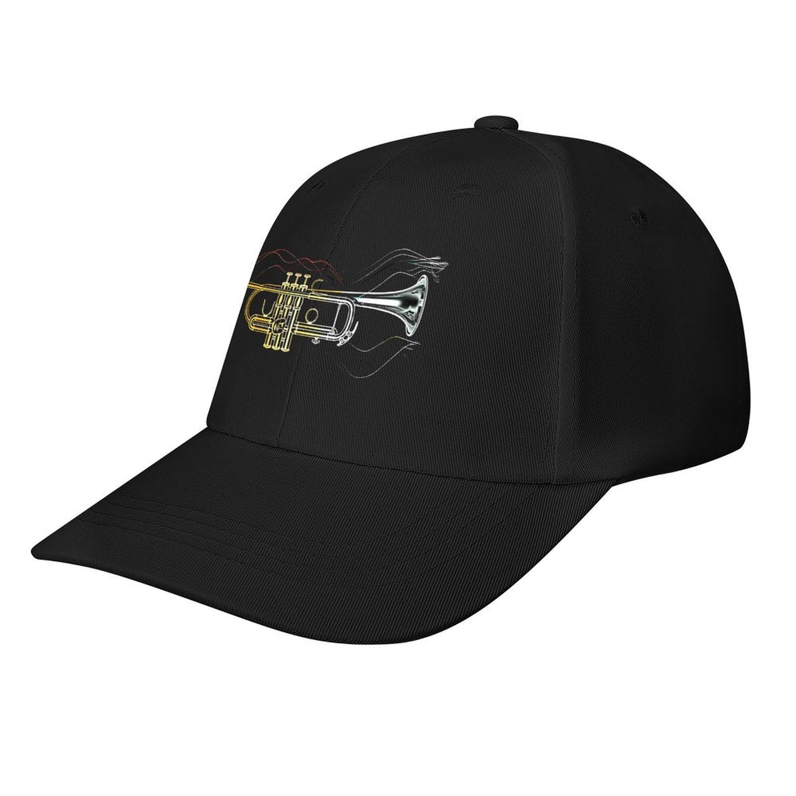 Trumpet Baseball Cap Personalised Trucker Hat Dad Cap Sports Sunhat Headwear Men Women