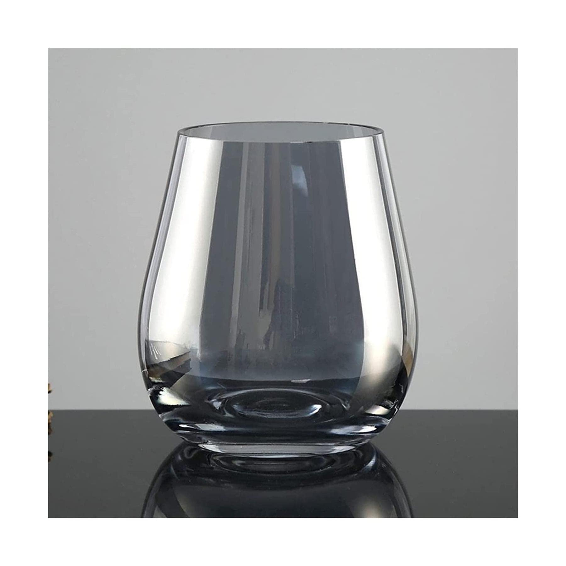 Ngdfgr B Fashion Vase Modern Hydroponic Flower Vases Manual Polishing Of The Mouth Of The Ottle Is Safe Smooth And Round The Vase Decoration (B),