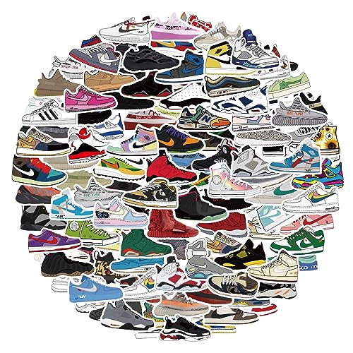 120pcs Shoe Sneaker Stickers Vinyl Skateboard Cool no Repeat Notebook Guitar...