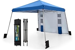 PHI VILLA Canopy with Sidewalls, 12 x 12 Angled Leg Gazebo